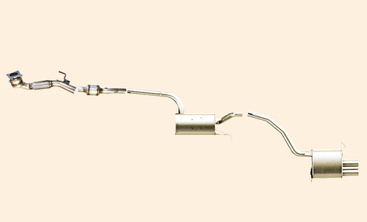 KE EXHAUST FEPASSAT2.0 Direct Fit Replacement Catalytic Converter Resonator & Muffler COMBO Fits: Volkswagen Passat 2.0L Turbo 2006-2008