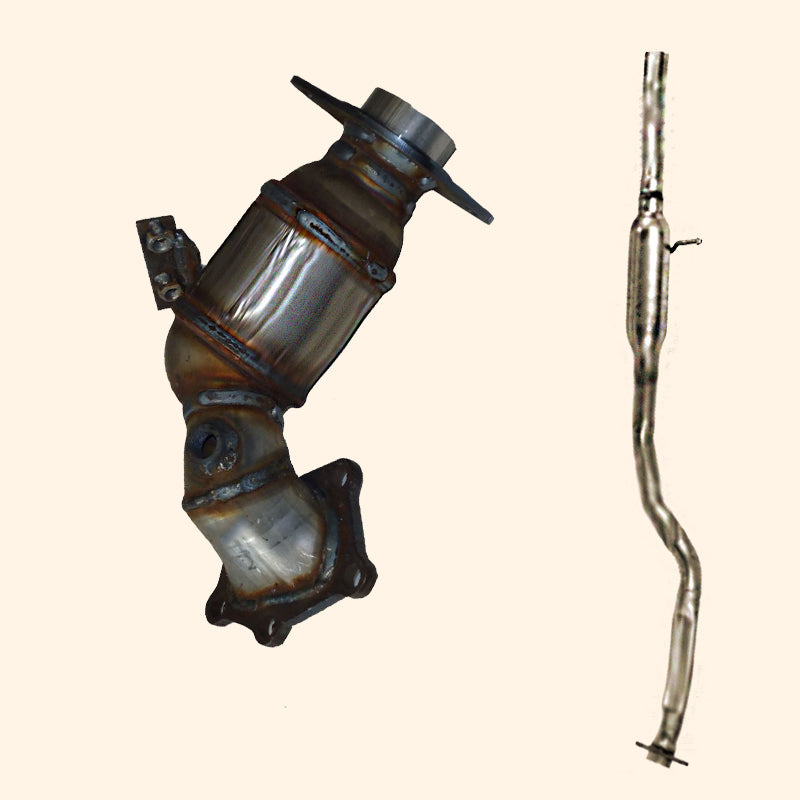 KE EXHAUST 47856/46253-KE Direct Fit Replacement Exhaust Catalytic Converter & Resonator Fits: 2007-2009 MAZDA CX-7 2.3L Turbocharged