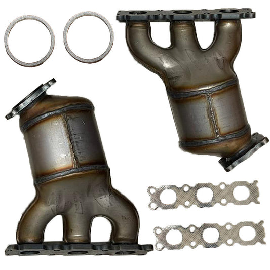 KE EXHAUST 0854H0855-KE Direct Fit Replacement Exhaust Catalytic Converter Stainless Steel Fits: 3.2L Volvo S80 2007-2010 | Volvo V70 & XC70 2008-2010 | Land Rover LR2 2008-2012 | Volvo XC60 2010