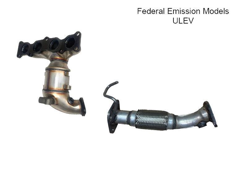 KE EXHAUST 52560/16867-KE Direct Fit Replacement Catalytic Converter and flex pipe combo Fits: Hyundai Elantra 1.8L 2011-2016 | Hyundai Elantra GT & Coupe 1.8L 2013