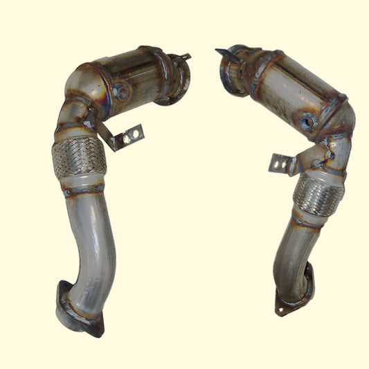 KE EXHAUST 22158A/22159A-KE Exhaust Catalytic Converter Fits: BMW 4.4L TURBO; 2011 550i|2010-2011 550i GT/XDrive|2012 650i/Xdrive| 2009-2011 750i/iXdrive/Li/Li Xdrive | 2010-2011 X5 | 2008-2011 X6…