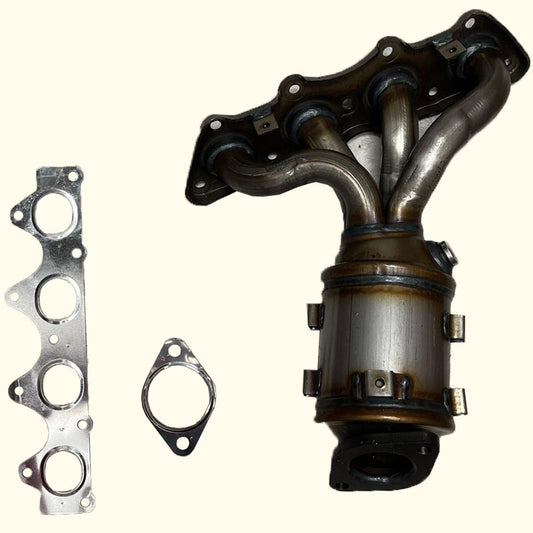 KE EXHAUST 55132-KE Direct Fit Replacement Exhaust Catalytic Converter Stainless Steel Fits:2012-2017 Hyundai Veloster; 2012-2019 Hyundai Accent & Kia Rio & Soul